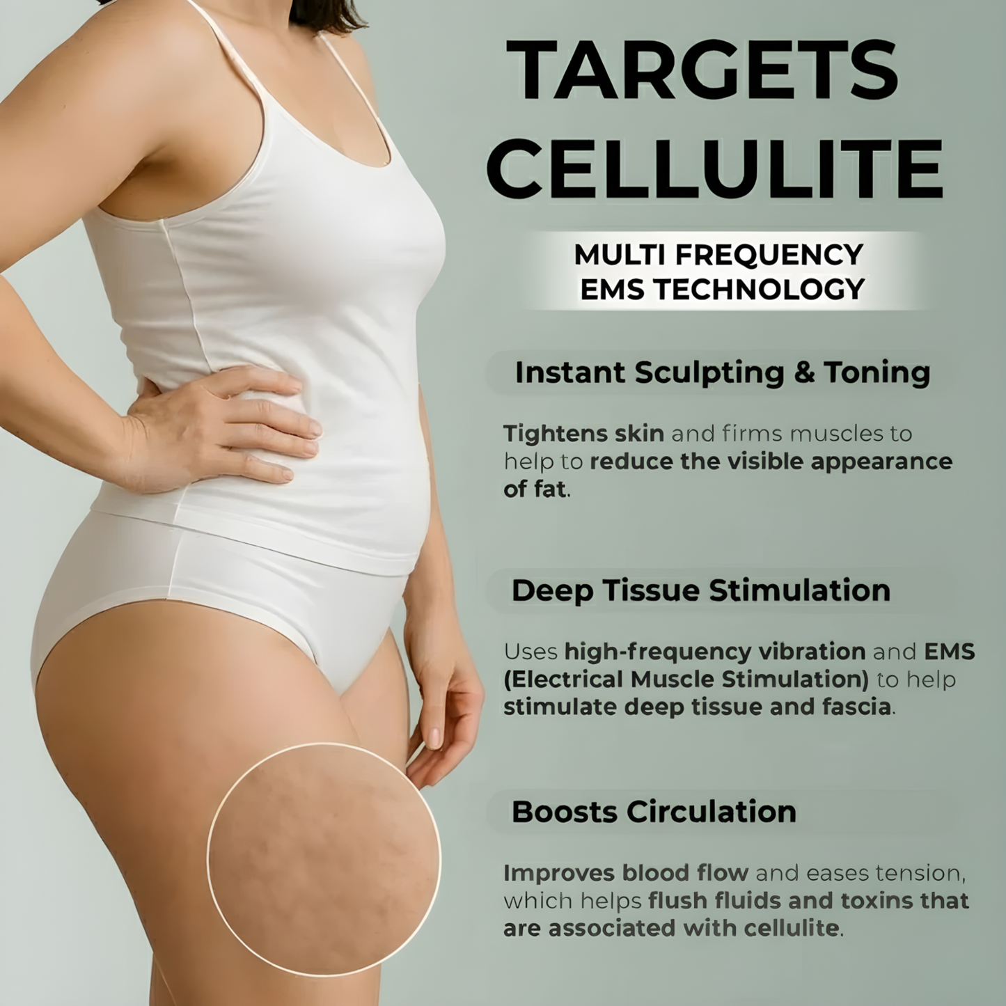 SCULPTWAVE™ 3 in 1 Full Body Contour Device - Heat, EMS & Vibration