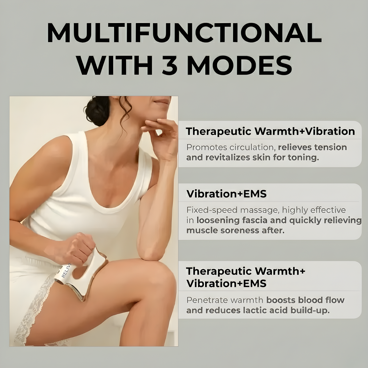 SCULPTWAVE™ 3 in 1 Full Body Contour Device - Heat, EMS & Vibration